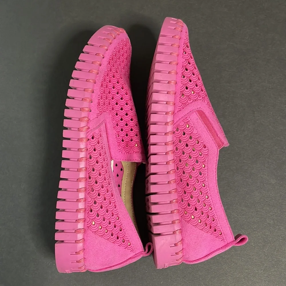 🛍️sold🛍️ILSE JACOBSEN Loafers Tulip 140 Perforated Slip-On Sneaker 5.5 Rose - Picture 8 of 10